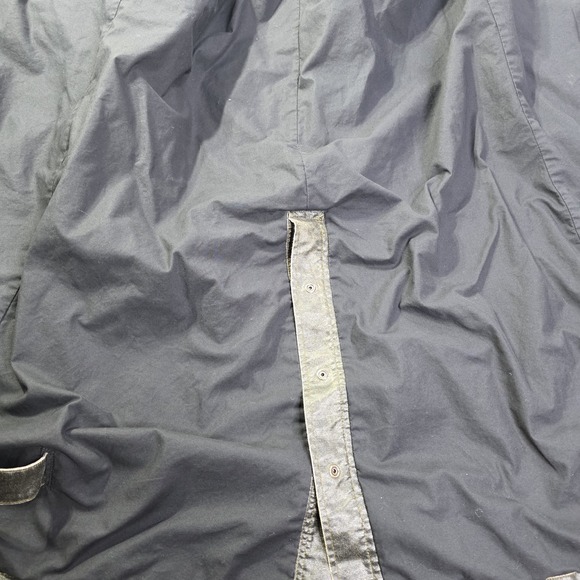 Harley‎ Davidson Waxed Duster Trench Coat Brown Distressed Long 2003 Size XL - Picture 6 of 13